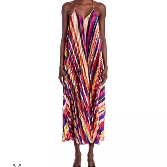 FARM Rio Colorful Striped Maxi Dress - Picture 7 of 7